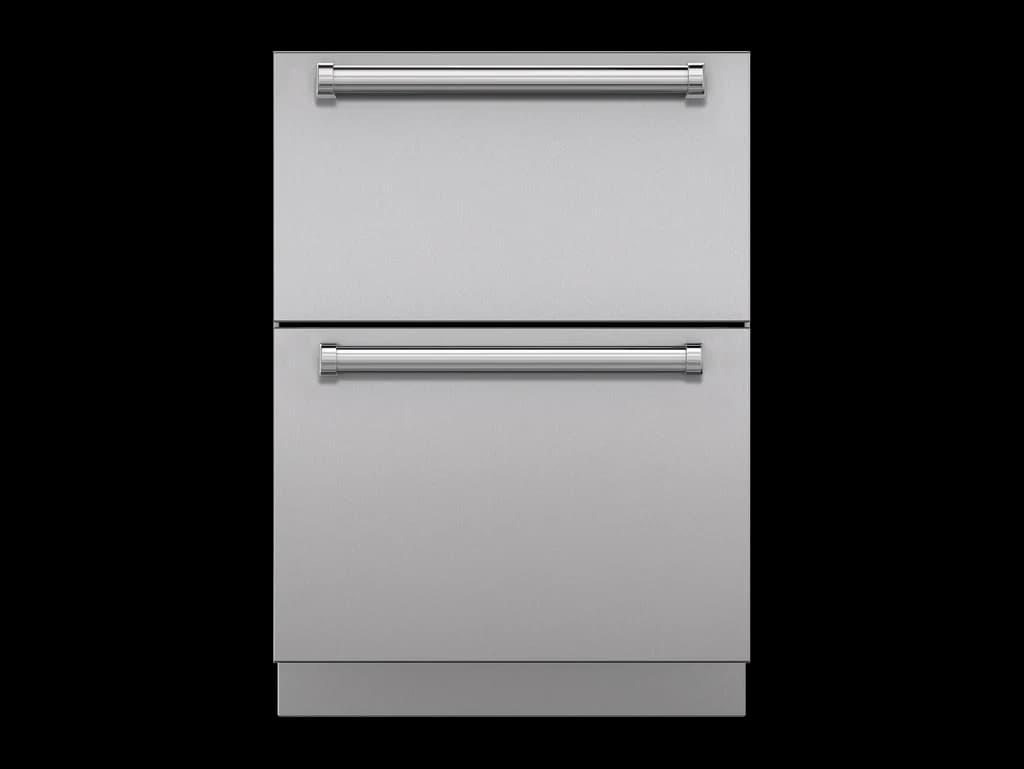 24" Designer Outdoor Refrigerator Drawers - Stainless Steel