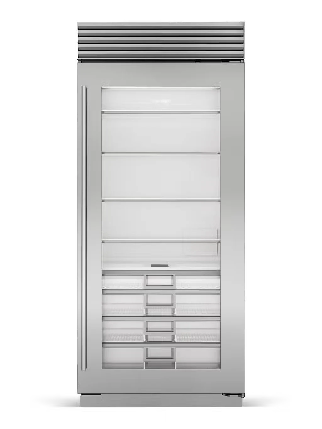 Classic Refrigerator with Glass Door