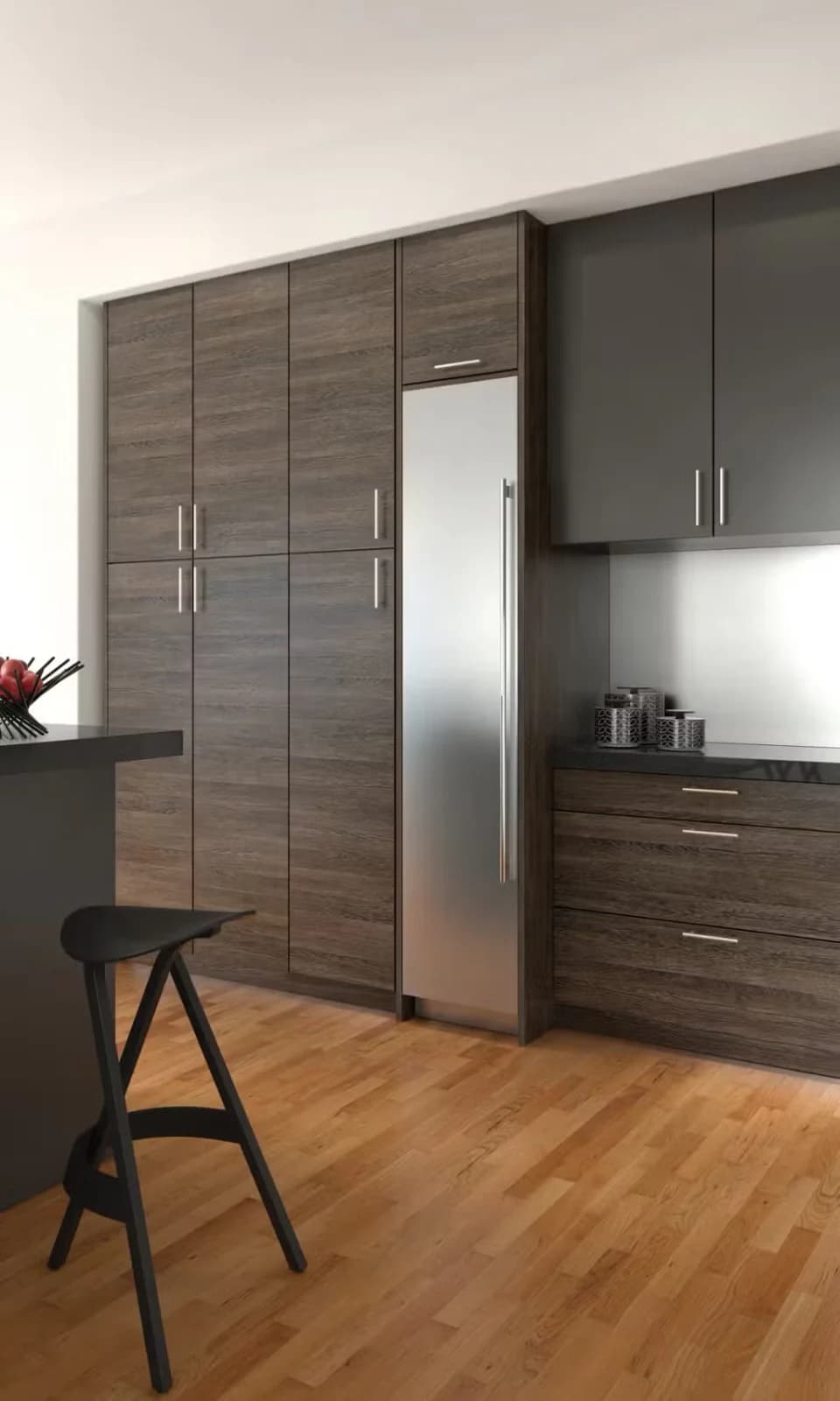 Designer Column Freezer detail