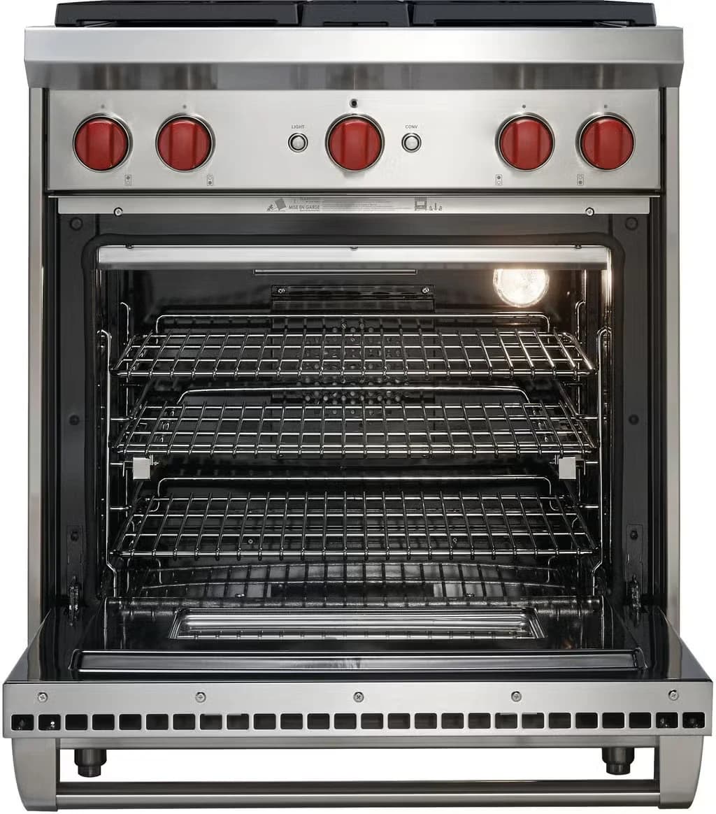 Gas Range feature detail