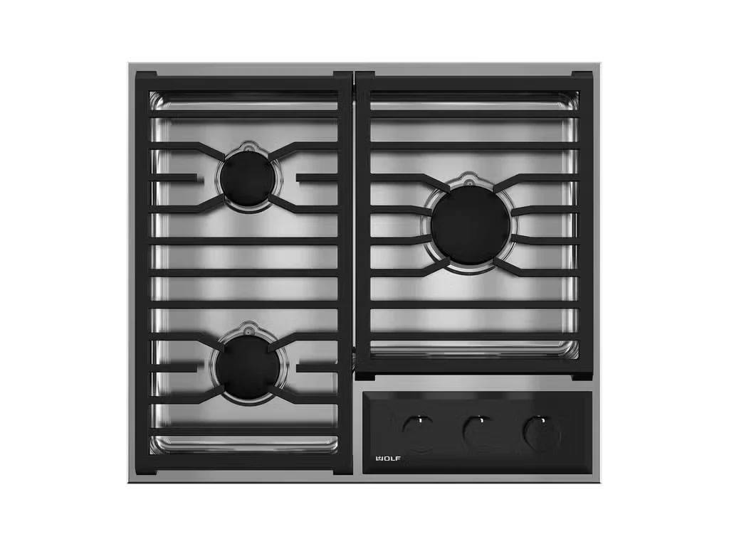 Transitional Framed Gas Cooktop